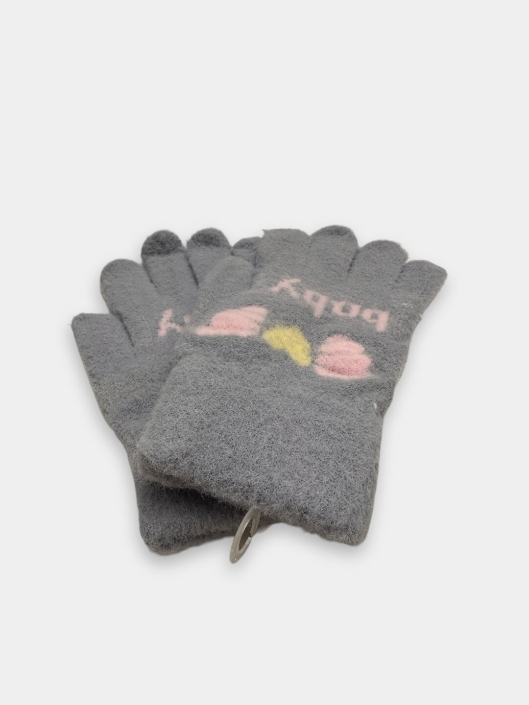 Перчатки  baby для детей, размер 3, светло-синий — фото 1