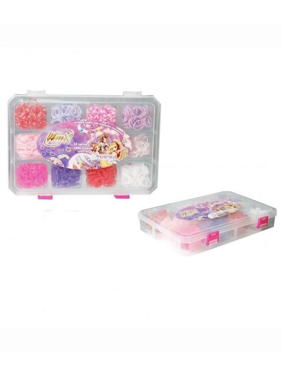 Фенечки набор 12 цветов 1800 резинок — фото 1