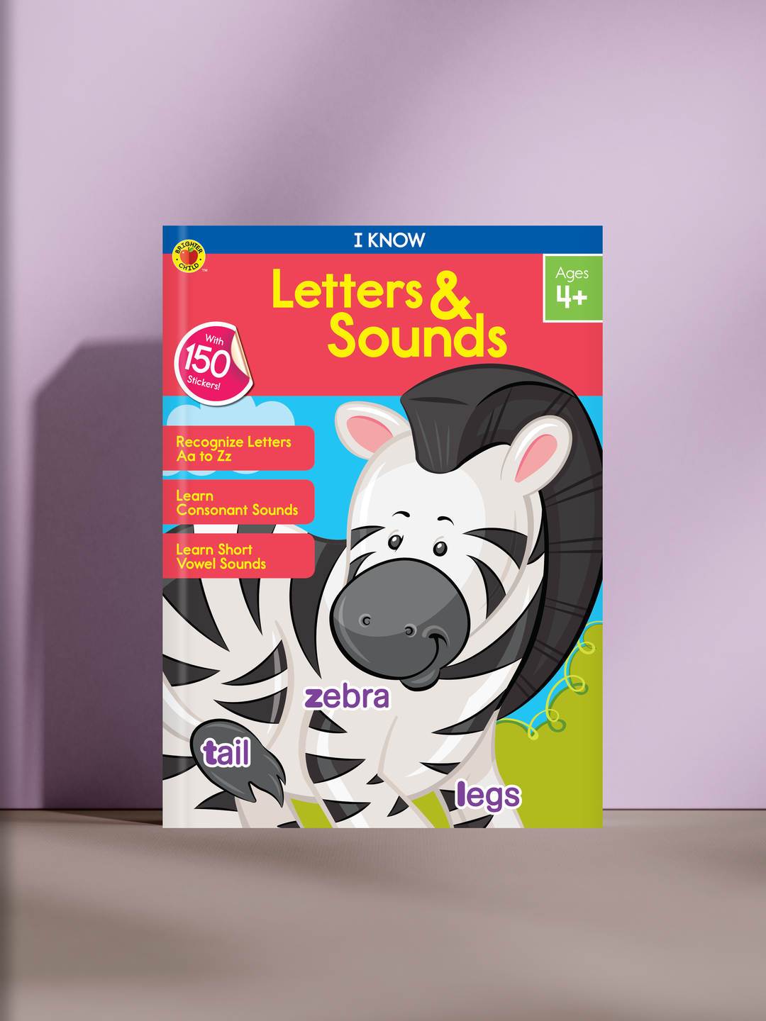 Letters & Sounds — увлекательная книга для изучения букв и звуков английского языка для детей 4+