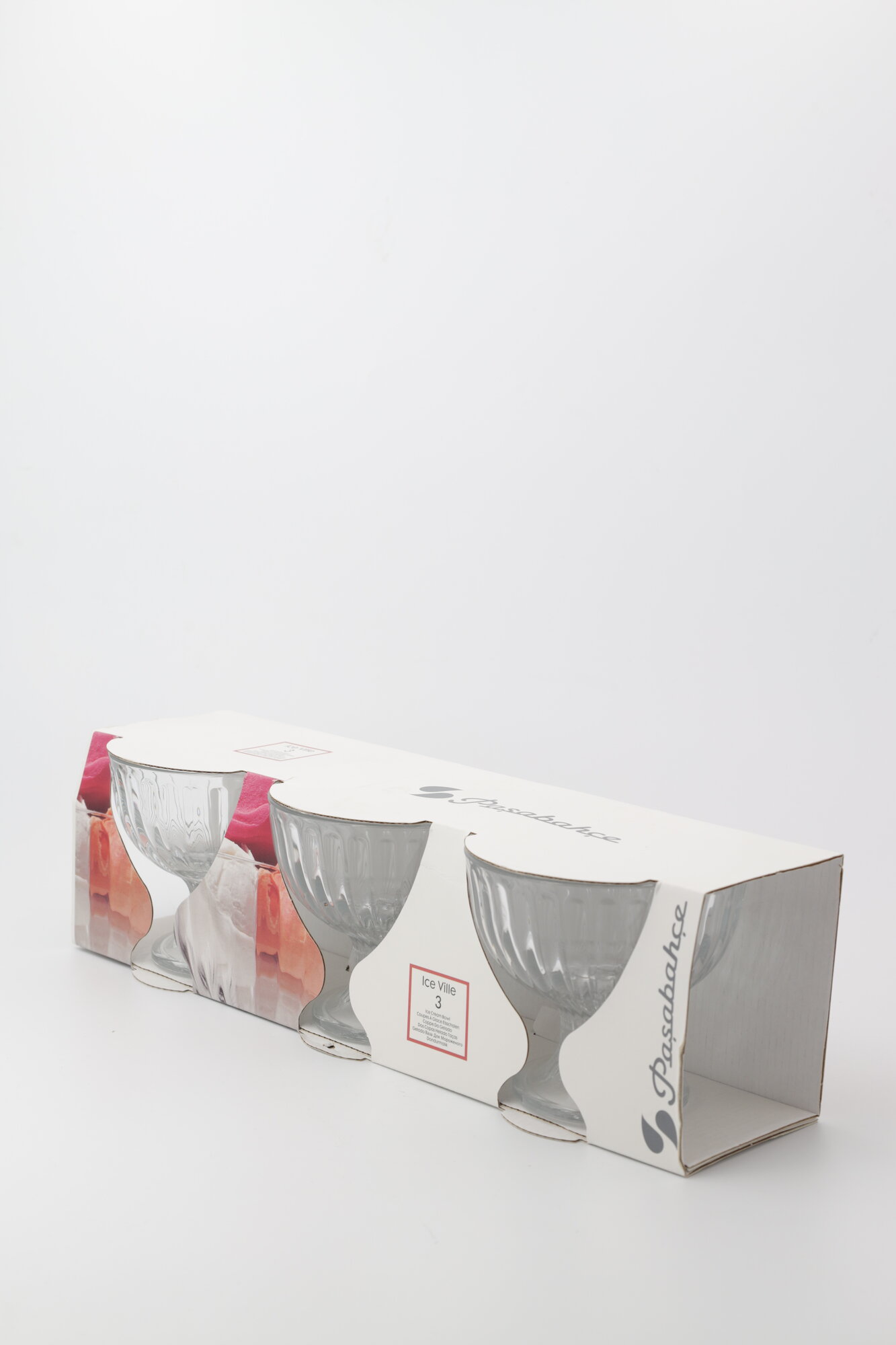 Креманка PASABAHCE айсвиль 51018 110мм 3шт 3х8 625024 — фото 1