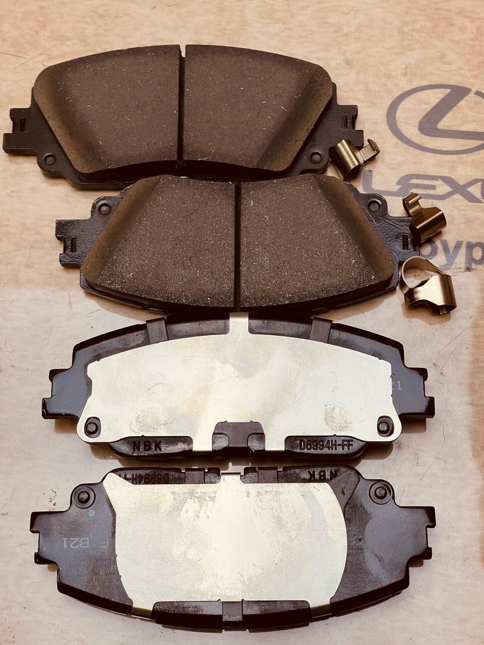 0446533480 Оригинальный колодки передние Toyota Camry V70 RAV-4 XA50