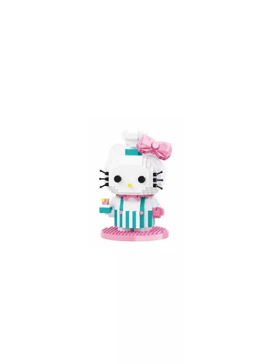 Конструктор 3D Hello Kitty Котенок-повар - BA210547, 810 деталей