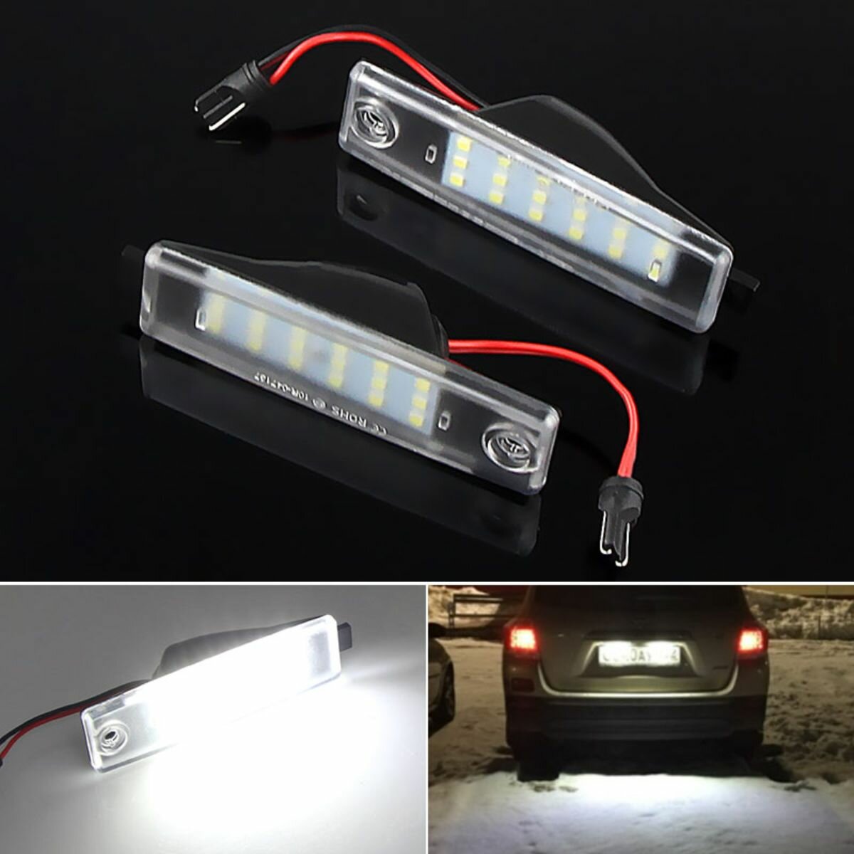 Ламсветильник Номерного Знака Для LEXUS XU10 RX RX300 TOYOTA Hiace S. B. V/ Highlander/ RAV4 Scion XB, 2 Шт.