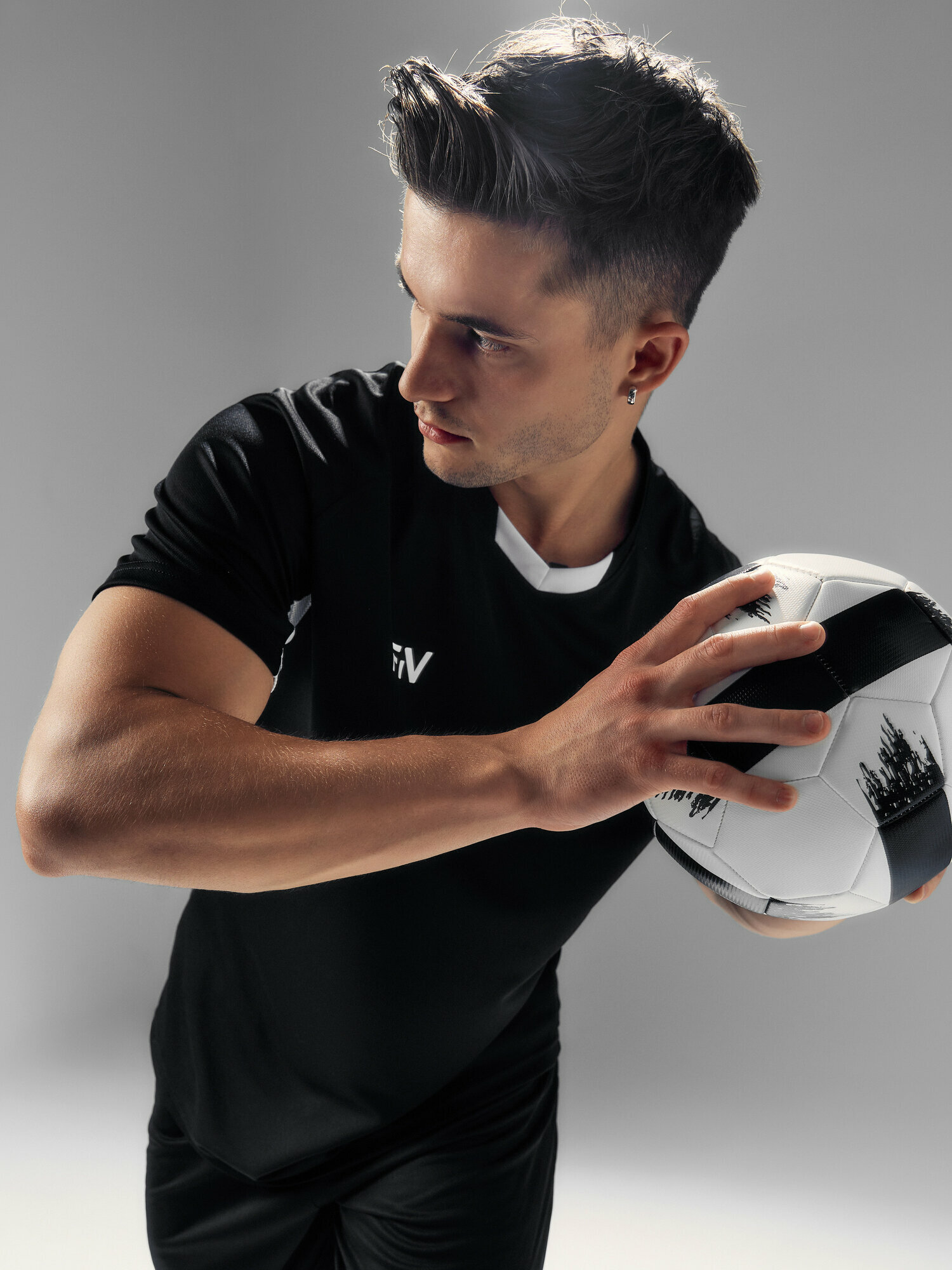 Комплект одежды FN футбольная форма Fame, размер M, черный — фото 1