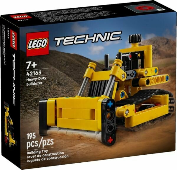 Lego 42163 Technic Сверхмощный бульдозер