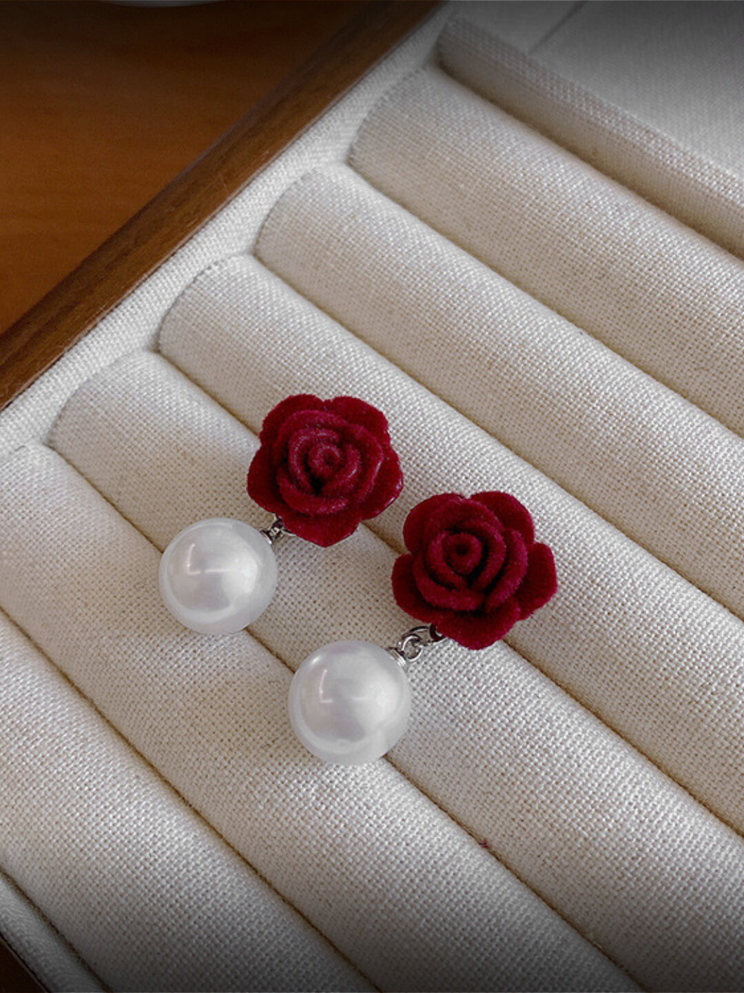 Серьги, фуксия — фото 1