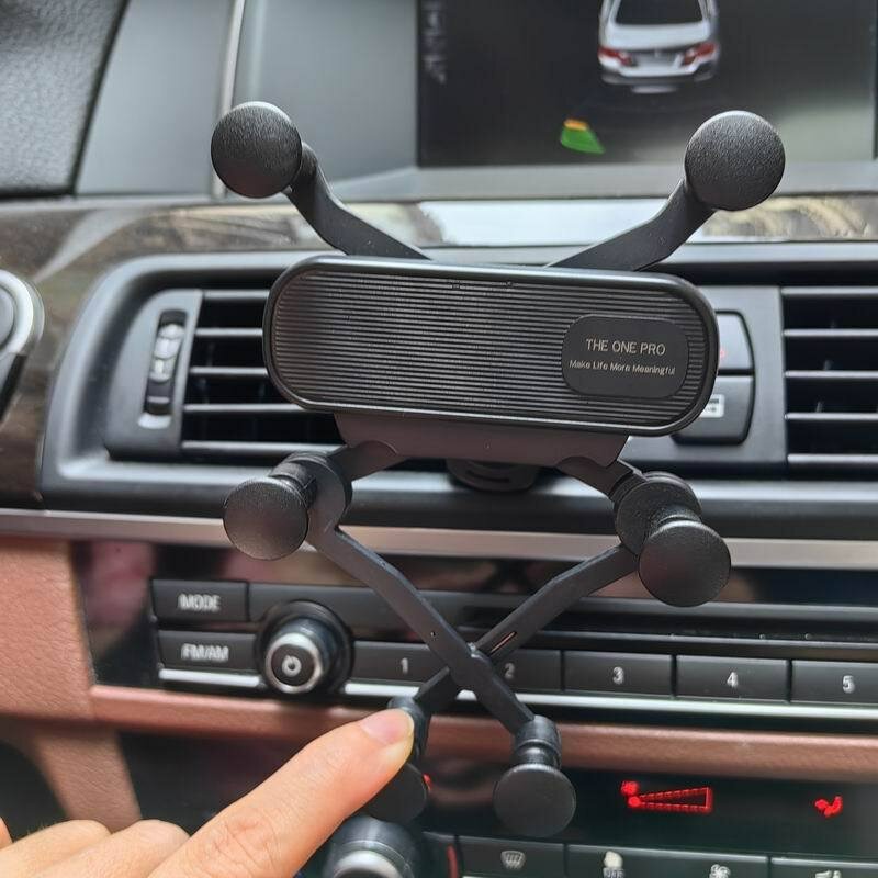 Универсальный автомобильный держатель телефона для воздуховода, Holder, двойной зажим