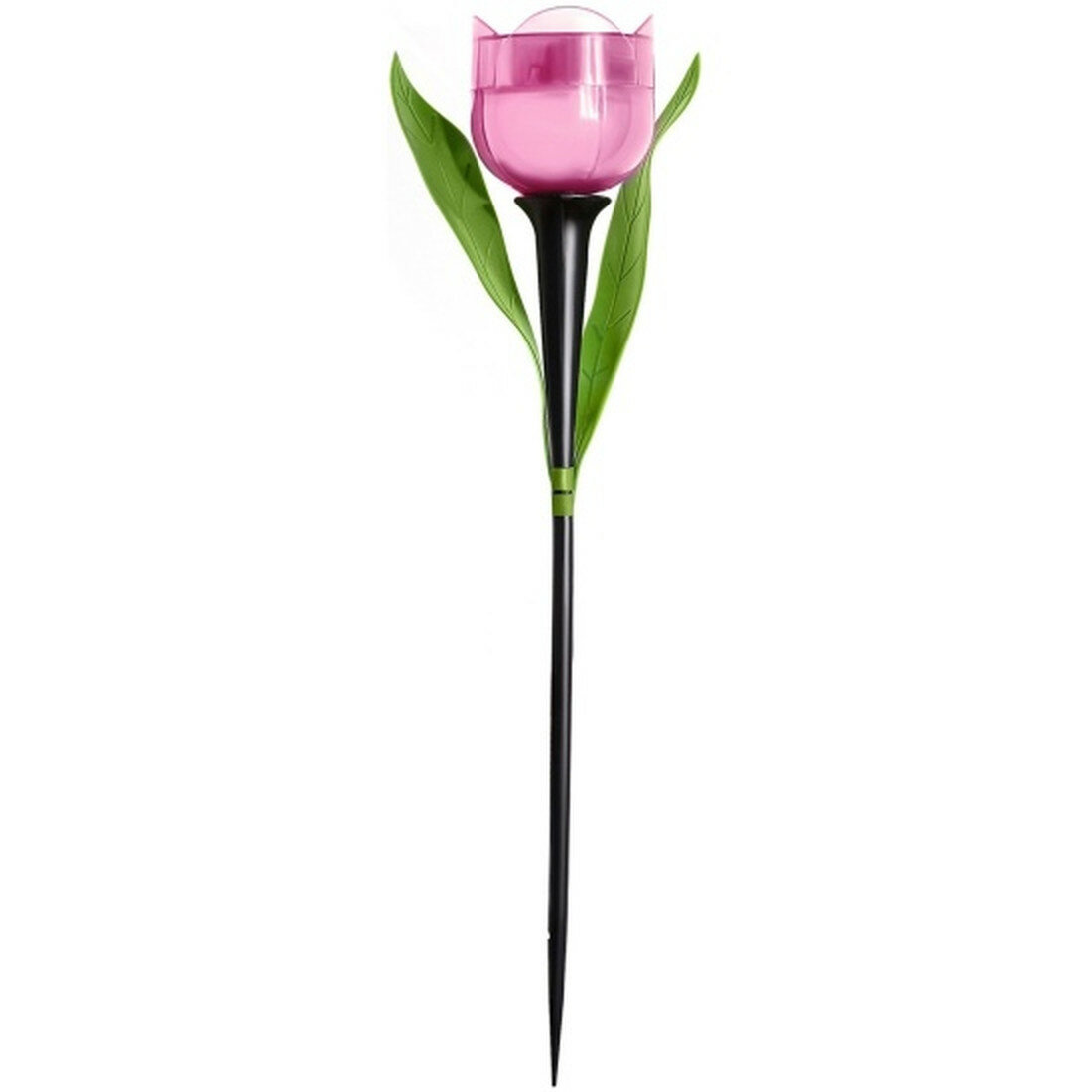 Светильник на солнечных батареях Uniel USL-C-451/PT305 PINK TULIP Белый свет. 1*LR аккумулятор в/к.