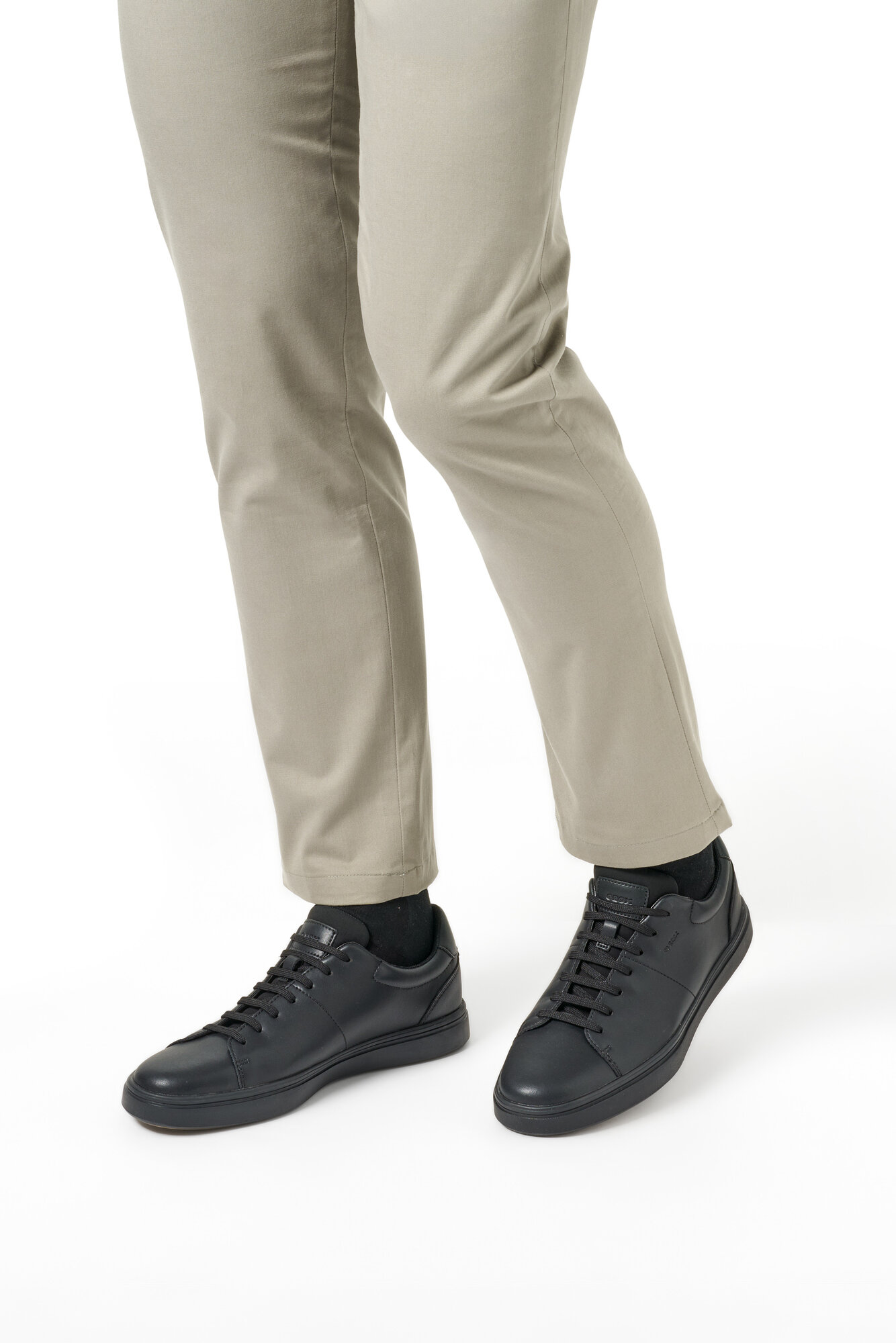 Кроссовки GEOX повседневные, размер 44 EU, чёрный — фото 1