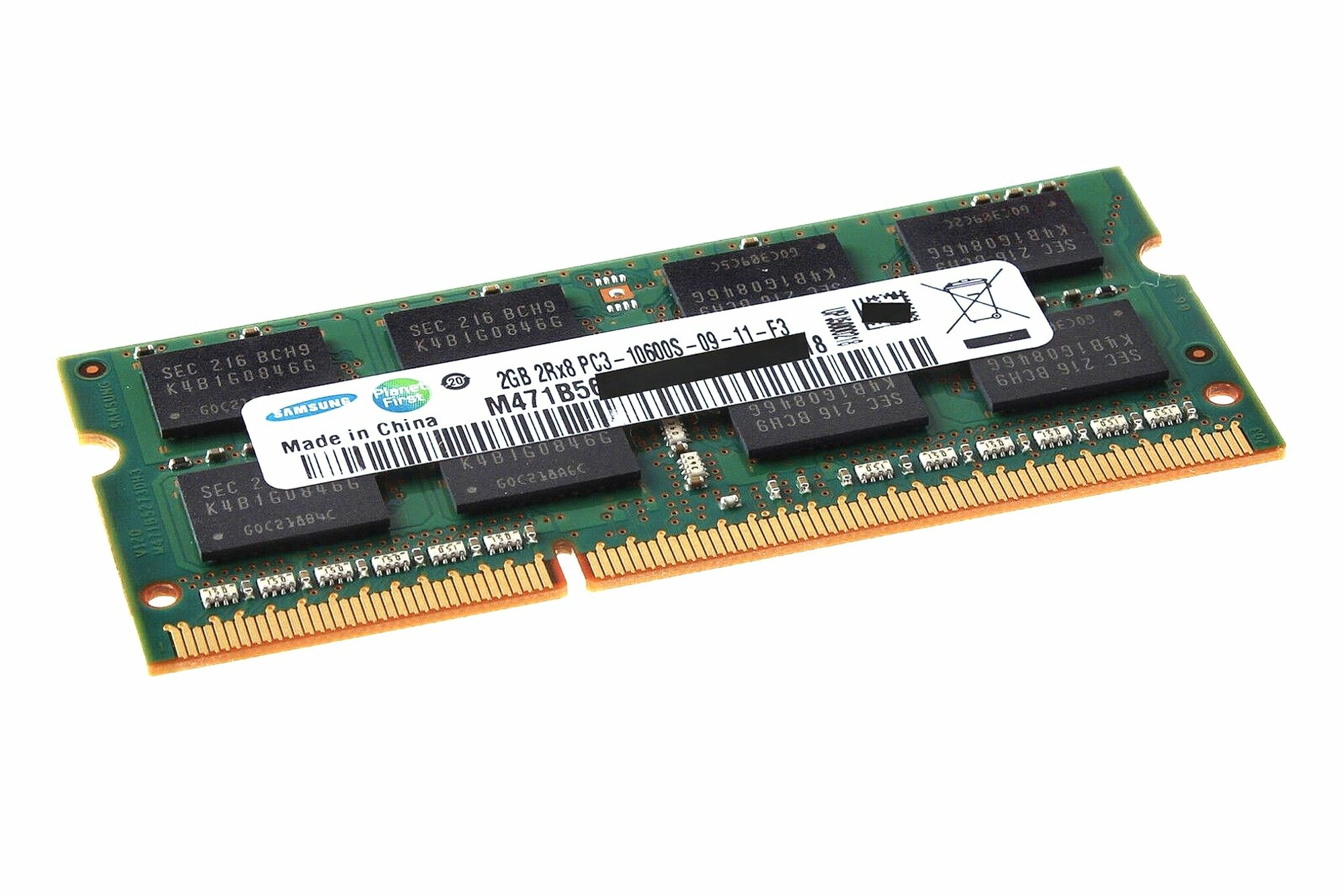 Оперативная память Samsung 2 ГБ DDR3 1333 МГц SODIMM CL9 M471B5773CHS-CH9