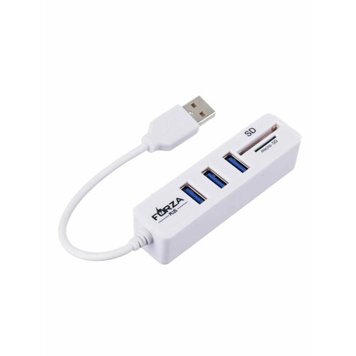 FORZA USB-хаб 3 USB USB 20 кард-ридер SD Micro-SD 84900₽