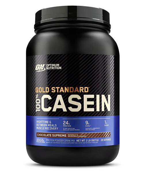 Казеиновый протеин 100% Casein Protein Optimum Nutrition 909 г (Шоколадный сливочный соус)
