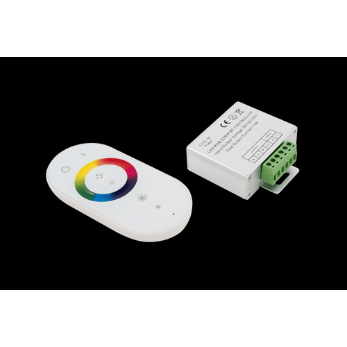 SWG Led controller touch DELUCE 18А, 12/24 Вольт, RF-RGB-S-18A-WH1 RF-RGB-S-18A-WH1 (7 шт.) swg контроллер радио touch deluce 18а 12 24 вольт 5кн сенсорное кольцо rf rgb s5 18a