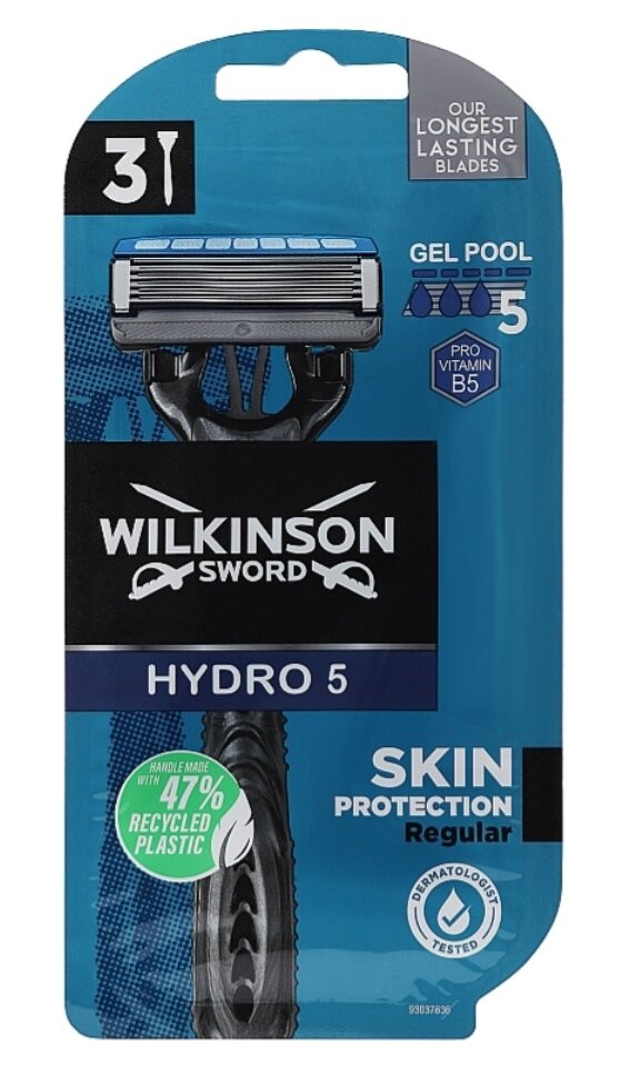 Одноразовый станок Wilkinson Sword Hydro 5 3 шт.