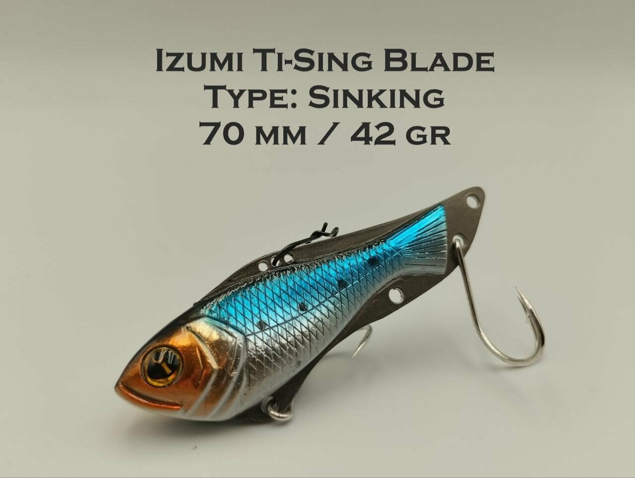 Блесна-цикада Izumi Ti-Sing Blade 1 1/2oz 42gr цвет 15