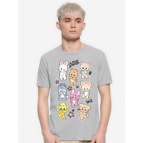 Футболка Design Heroes, размер XS, серый