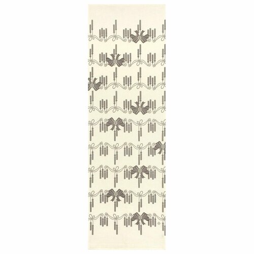 Дорожка настольная (льняная), Павловопосадские платки, рисунок: 11060, вид 1, 45х148 см.