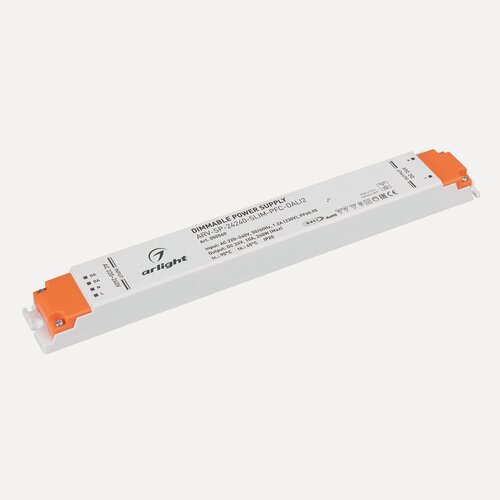 Изображение товара Блок питания ARV-SP-24240-SLIM-PFC-DALI2 (24V, 10A, 240W) (Arlight, IP20 Пластик, 5 лет) 050560