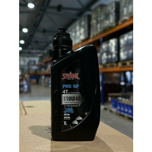 Мотоциклетное масло SPEEDOL PRO GP 4T 10W40 API SN SM SL JASO MA2 MA 1л 935₽