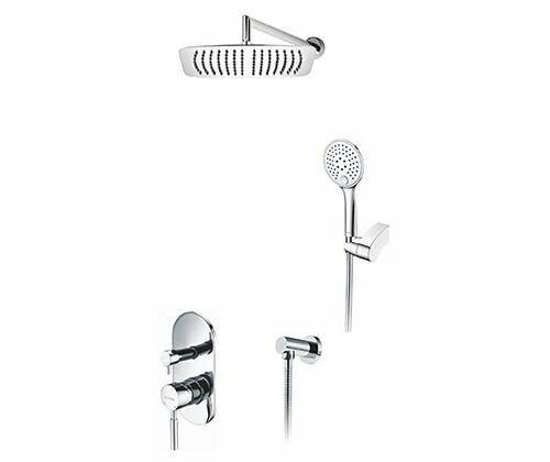 Встраиваемый комплект для душа с верхней душевой насадкой и лейкой Wasserkraft A16169