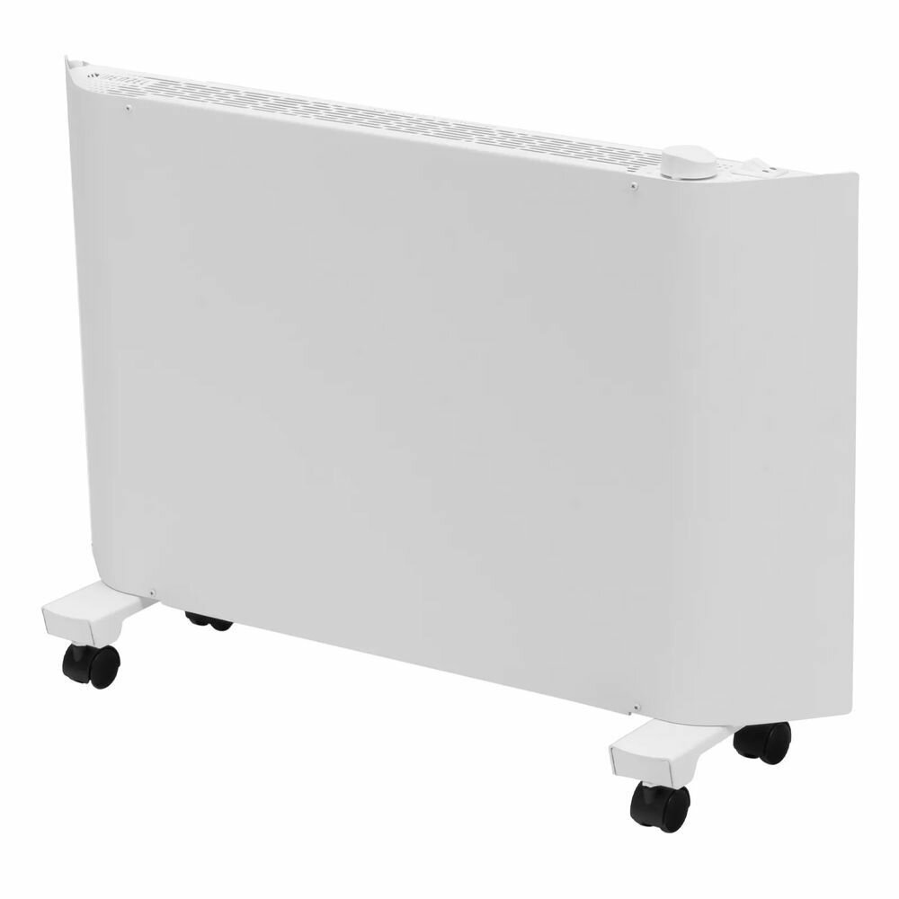 Конвектор электрический Denzel XCE-1500, 230 В, 1500 Вт, белый, сушилка, колеса, Х-элемент, 98131