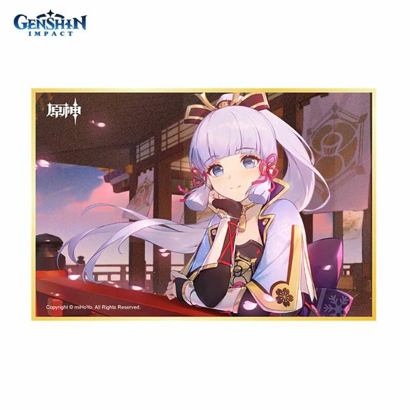 Акриловая фигурка Signature Board (Shikishi) 2023 Offline Genshin Event Kamisato Ayaka 6975628245857