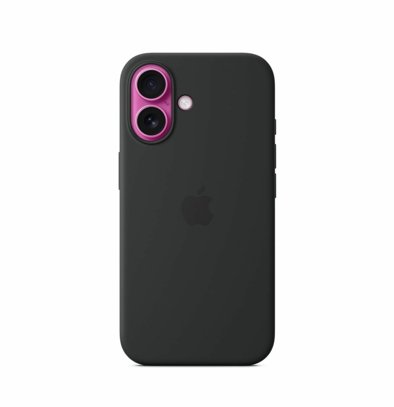 Чехол силиконовый с MagSafe Silicon Case for iPhone 16 Black / черный — фото 1
