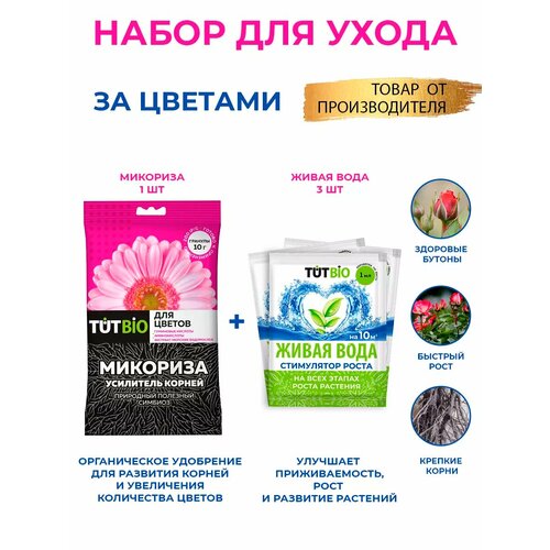 Удобрение Микориза стимулятор роста для растений и цветов