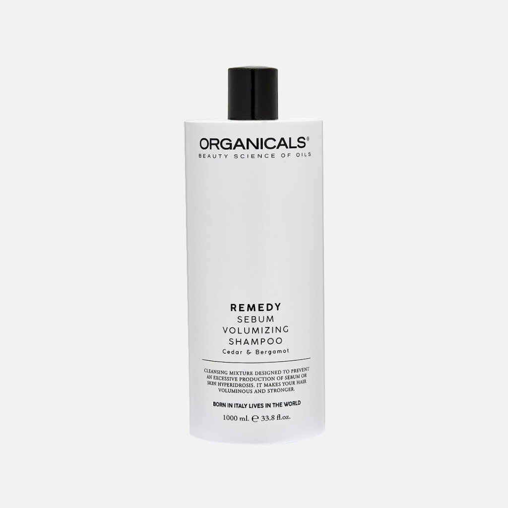 ORGANICALS Шампунь для лишенных объема и жирных волос SEBUM VOLUMIZING SHAMPOO Cedar & Bergamot 1000мл