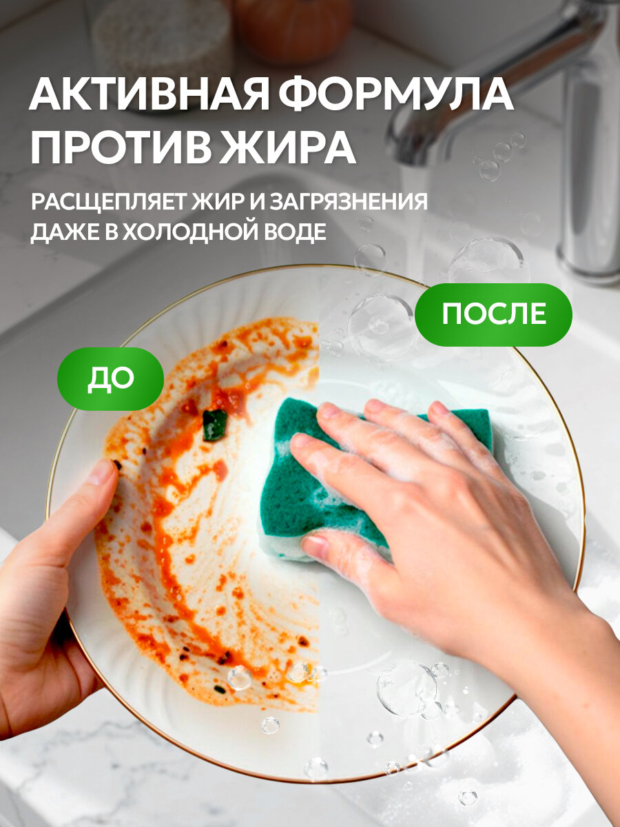 Средство для мытья посуды Septivit Сочный цитрус, гипоаллергенное, канистра, 5 л — фото 1