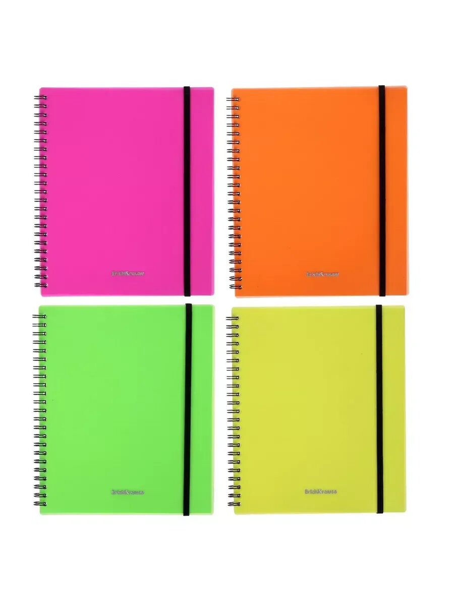 Тетрадь А5 80 листов в клетку на гребне 1 шт микс