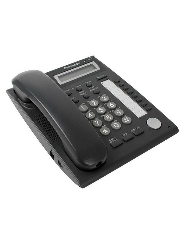 VoIP-телефон Panasonic KX-DT321RU DECT громкая связь черный