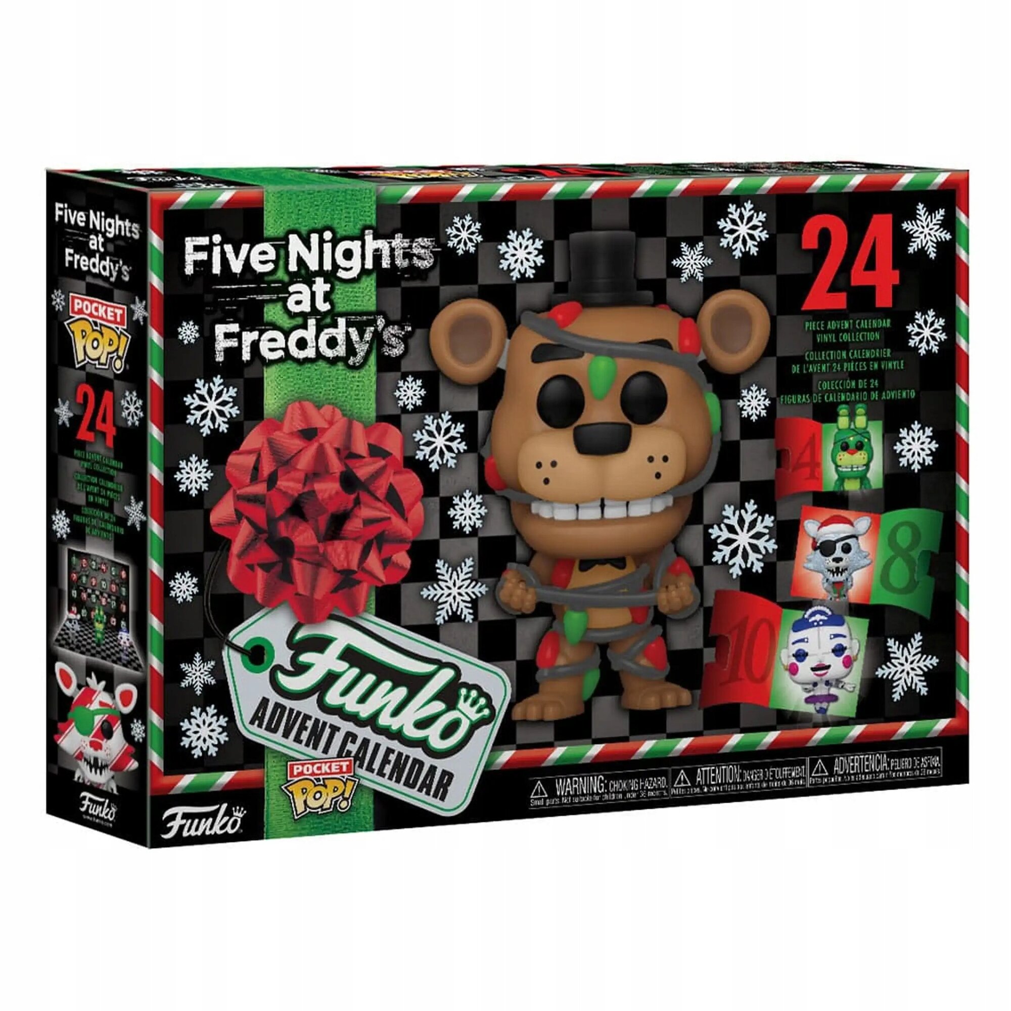 Адвент-календарь Funko POP! Pocket Five Nights at Freddy’s 72480 Пять ночей у Фредди, 24 шт — фото 1