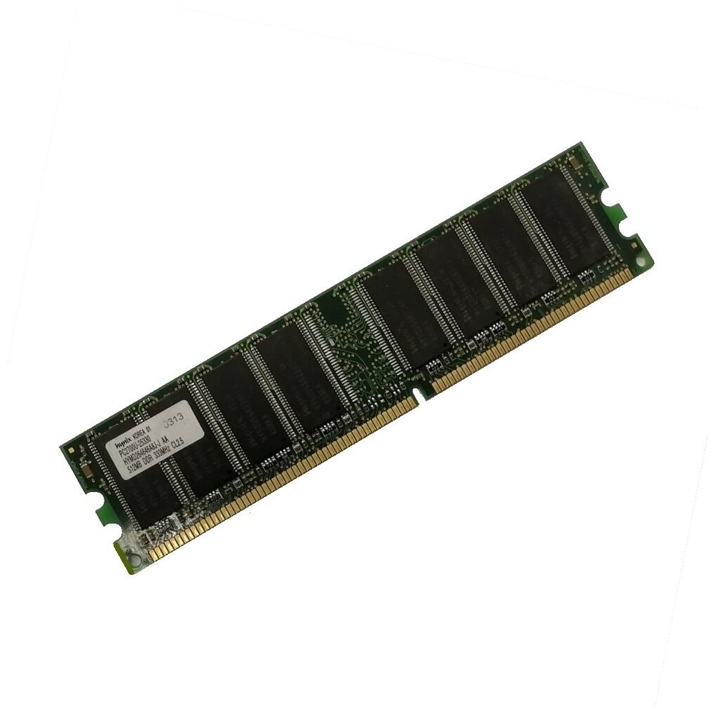 Б/у ОЗУ Dimm 512Mb PC-2700(333)DDR Hynix HYMD264646A8J-J AA