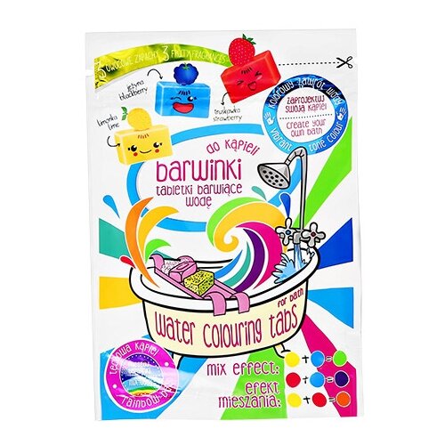 Соль для ванн `MARBA` детская цветная 9x16 г