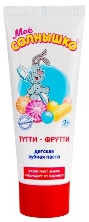 Зубная паста Мое солнышко Тутти-фрутти, 100 г (1547/1091)