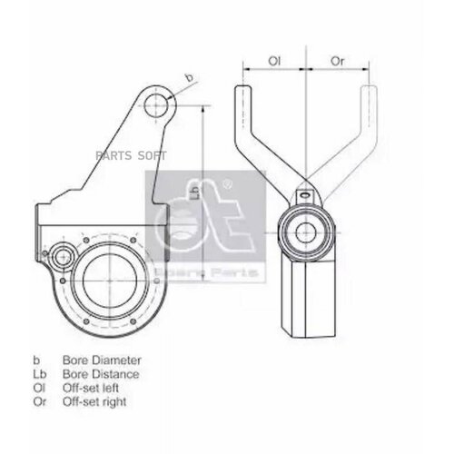 Трещотка Тормозная Diesel Technic арт. '4.62007 автозапчасти bbmart 8kd407505 8kd407505 левый передний правый рычаг для audi a4l поворотный рычаг автомобильные аксессуары