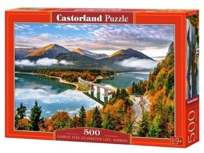 Пазл Castorland Puzzle Восход над озером Германия 500 деталей 47х33 см В-53353 3+