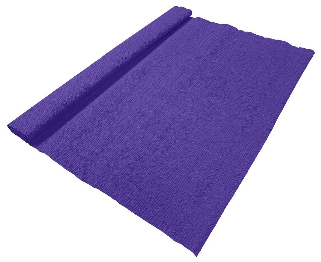 Бумага крепированная " KWELT " 50*250см 80гр. одноцветная фиолетовая
