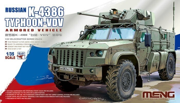 VS-014 MENG Model Бронеавтомобиль К-4386 "Тайфун-ВДВ" 1/35