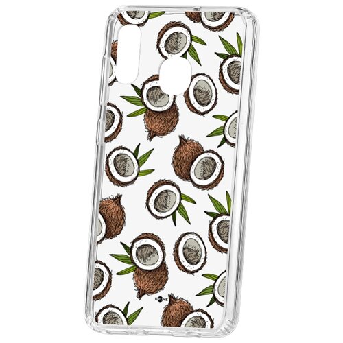 фото Чехол на samsung galaxy a20 2019 kruche print кокосы
