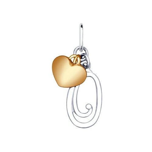 фото Sokolov подвеска-буква «о» из серебра 94031923