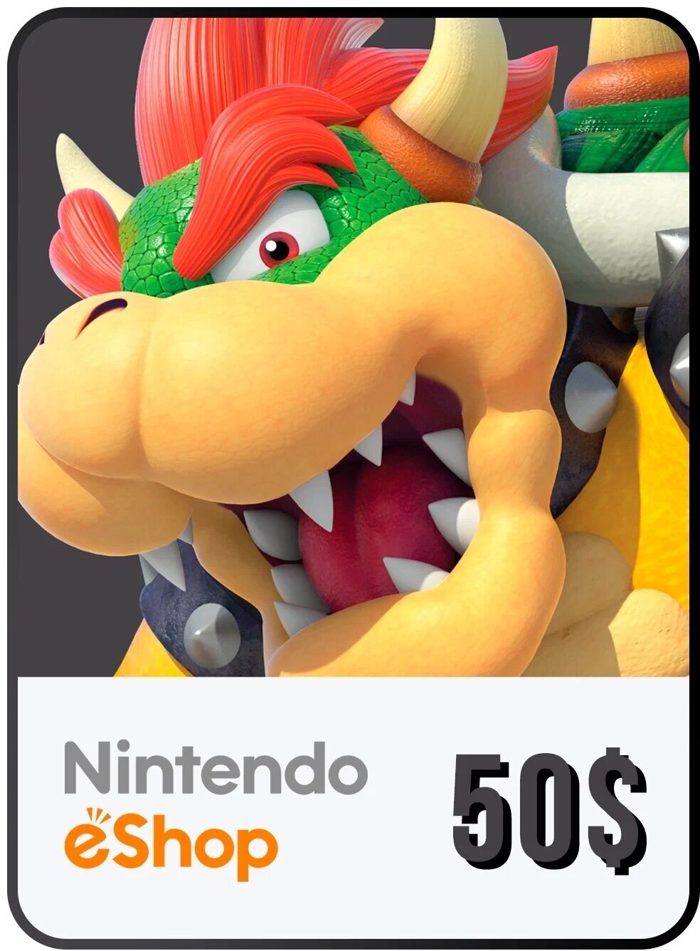 Пополнение счета Nintendo eShop на 50 USD ($) Gift Card (США)