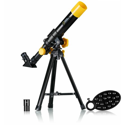 Настольный телескоп Bresser National Geographic 40/400 телескоп bresser national geographic с креплением 50 600 az желтый черный
