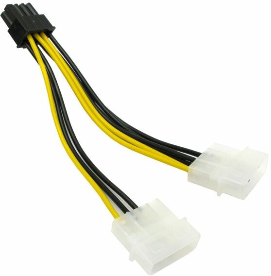 Аксессуар Разветвитель питания Gembird Cablexpert 2х Molex - PCI-Express 8pin CC-PSU-81