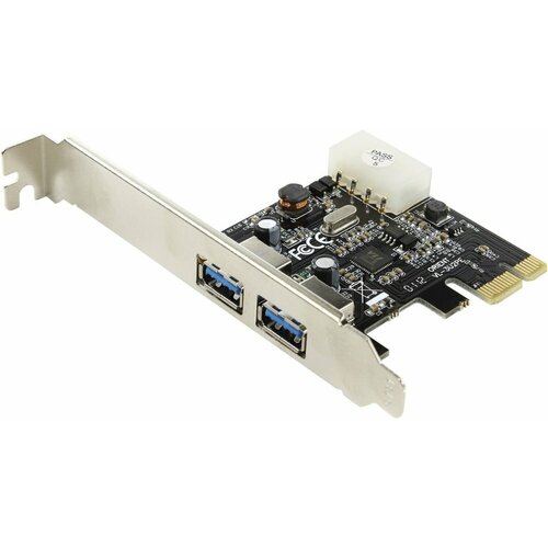 Контроллер Orient (VL-3U2PE) адаптер pci e два 5 gbps порта usb 3 0 питание 4pin molex