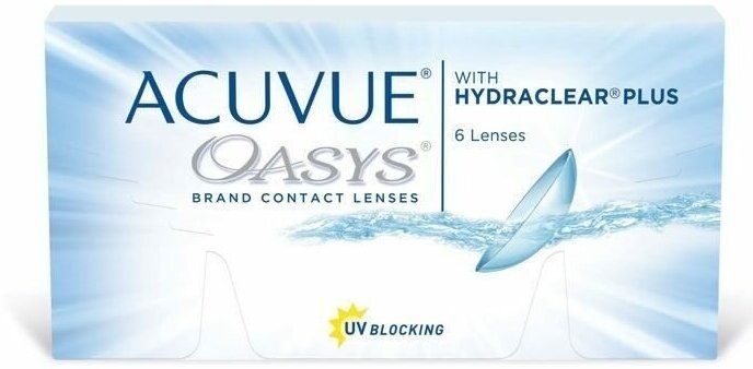 Контактные линзы Acuvue OASYS with Hydraclear Plus, 6 шт., R 8,4, D -5.25