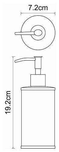Дозатор для жидкого мыла WasserKRAFT - фото №10