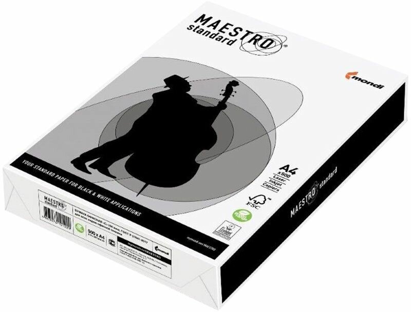 Бумага Maestro Standard A4 00-00014538 90г/м2 500л., белый (плохая упаковка) Noname - фото №6