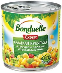 Кукуруза Expert сладкая в овощном салате "Мексиканский" Bonduelle, 340 г